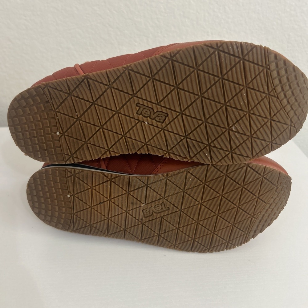 Teva Ember Mid Burnt Orange Quilted Slip-On Boots Warm Camping Womens Size 8 - Picture 7 of 10